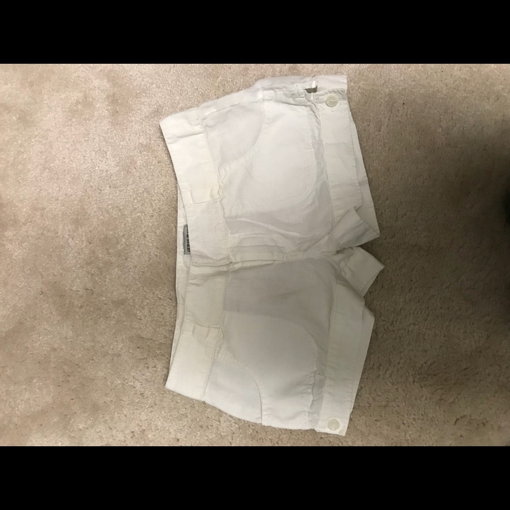 Guess white line shorts